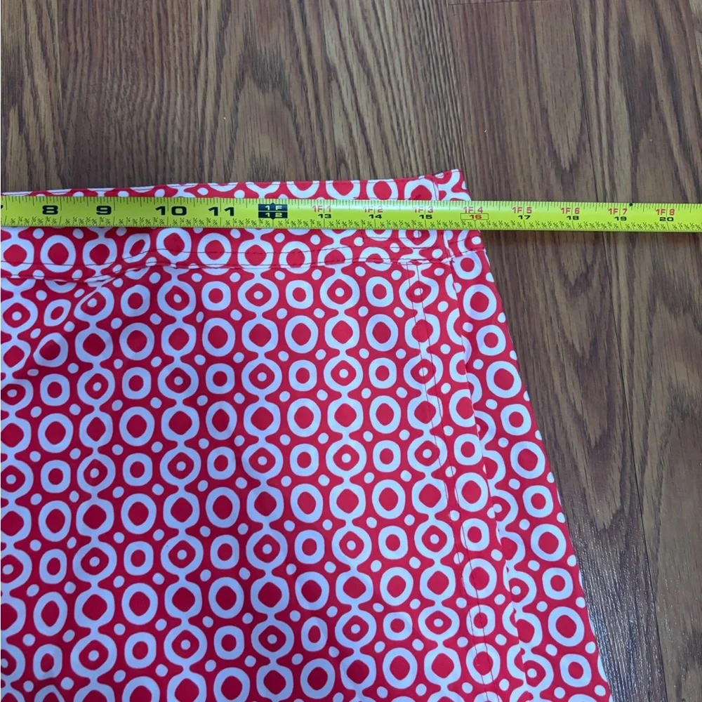 Ripskirt Hawaii dot dot dot red